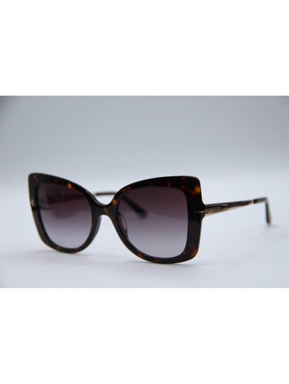 Tom Ford Gianna-02 Tf609 52T Havana Gold Authentic Sunglasses 54-20